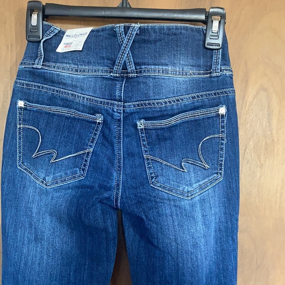 Wallflower sassy fit high rise skinny distressed jean size 0 - Picture 7 of 16